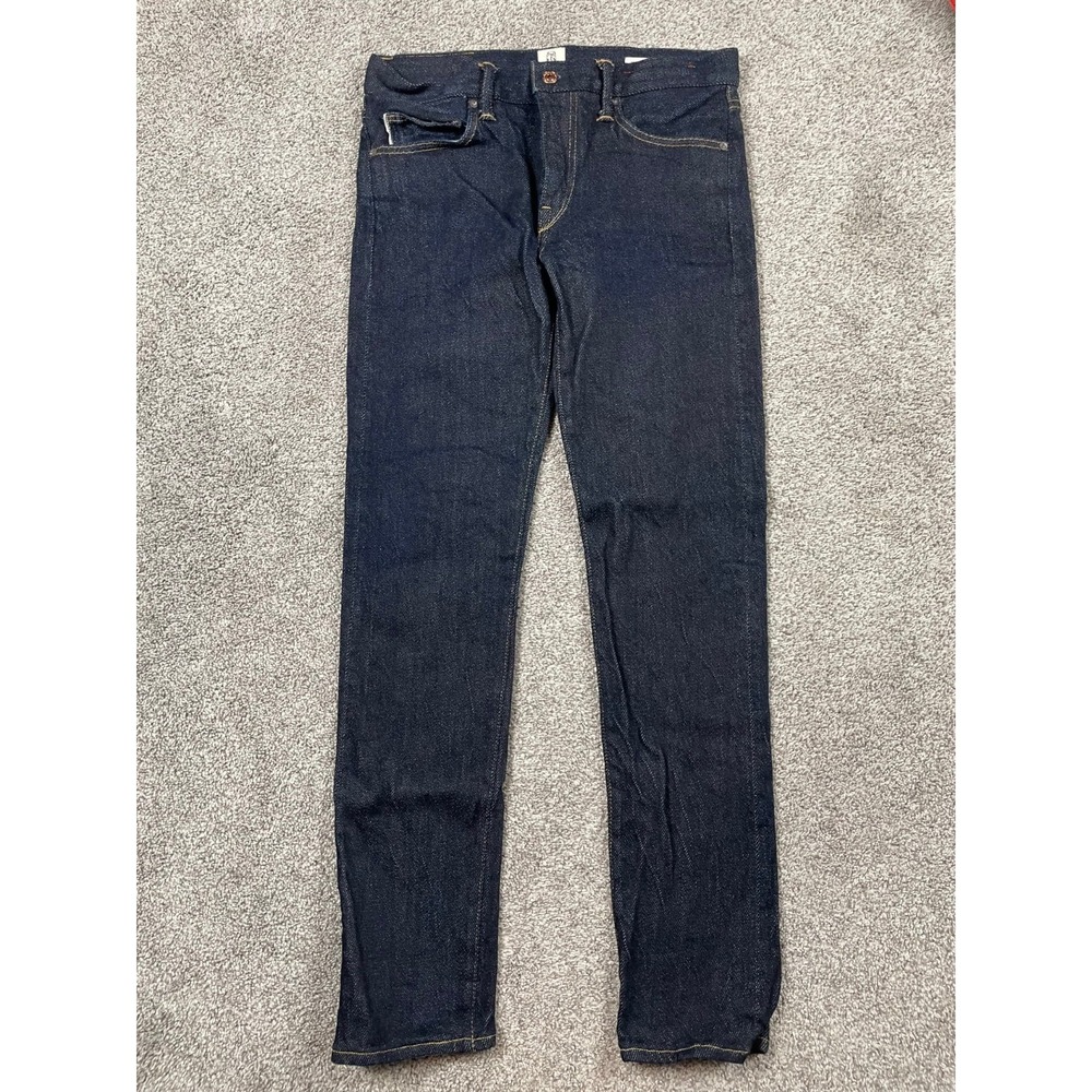 Kato Jeans Mens 32 Hiroshi The Pen Slim Indigo Raw Dark Selvedge Denim‎ Designer